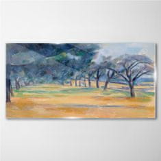 COLORAY.SK Sklenený obraz Maľovanie stromov príroda 140x70 cm