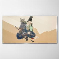 COLORAY.SK Sklenený obraz Samuraj šípka z luku 140x70 cm