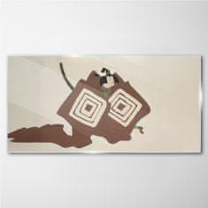 COLORAY.SK Sklenený obraz Abstrakcie človeka samurai 120x60 cm