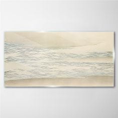 COLORAY.SK Sklenený obraz Abstrakcie vlny 140x70 cm