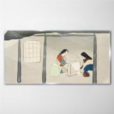 COLORAY.SK Sklenený obraz Abstrakcie žena hut 100x50 cm