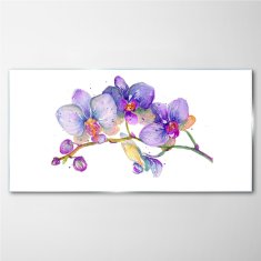 COLORAY.SK Skleneny obraz Maľovanie kvetinové konáre 120x60 cm
