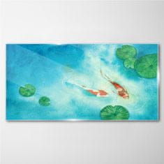 COLORAY.SK Skleneny obraz Maľovanie zvierat ryby koi 120x60 cm