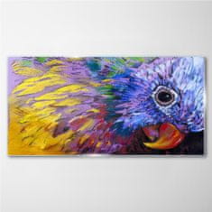 COLORAY.SK Skleneny obraz Abstraktné zvieracie parrot 140x70 cm