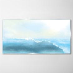 COLORAY.SK Skleneny obraz Abstrakcie morské vlny 100x50 cm