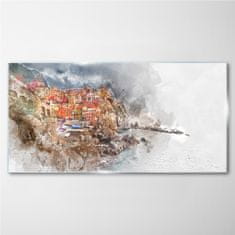 COLORAY.SK Skleneny obraz Abstrakcie city blízko 120x60 cm