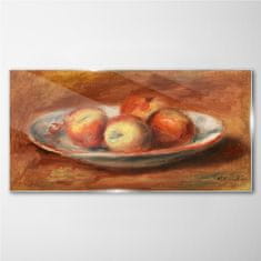 COLORAY.SK Skleneny obraz Doska ovocie jablko 140x70 cm