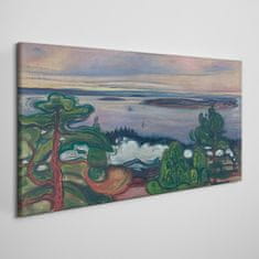 COLORAY.SK Obraz Canvas Vlak PAL Edvard Munch 120x60 cm