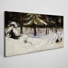 COLORAY.SK Obraz Canvas Zima v lesnej munch 100x50 cm