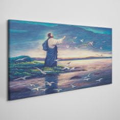 COLORAY.SK Obraz canvas Náboženské vtáky mora 140x70 cm