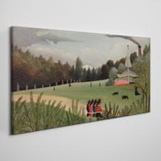 COLORAY.SK Obraz Canvas Moderné dedinský les 100x50 cm