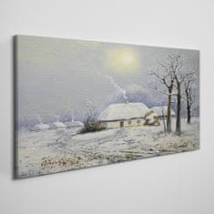 COLORAY.SK Obraz canvas Zimnej krajiny stromy 120x60 cm