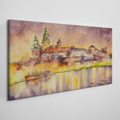 COLORAY.SK Obraz canvas Abstrakcie riečne budovy 120x60 cm