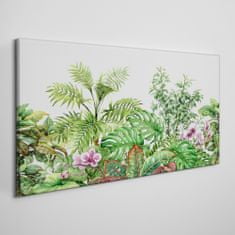 COLORAY.SK Obraz canvas Moderné kvety listy 100x50 cm