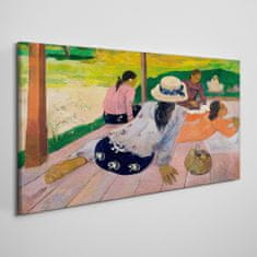 COLORAY.SK Obraz Canvas Siesta tahiti Paul Gauguin 140x70 cm