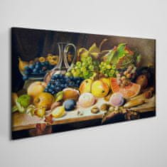 COLORAY.SK Obraz canvas Hrozno broskyne Apple 100x50 cm