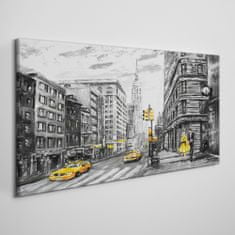 COLORAY.SK Obraz Canvas New York Pastel 100x50 cm