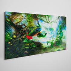COLORAY.SK Obraz canvas Moderné lesné zviera páv 100x50 cm