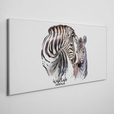 COLORAY.SK Obraz Canvas Zebra Animal Strips 120x60 cm