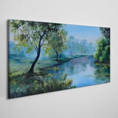 COLORAY.SK Obraz canvas Lesné rieka krajina 120x60 cm