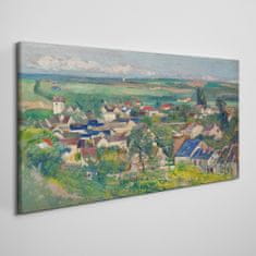 COLORAY.SK Obraz Canvas AUVERS Panoramatický výhľad 100x50 cm