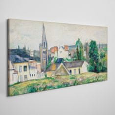 COLORAY.SK Obraz Canvas Courtyard City Green 140x70 cm