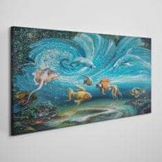 COLORAY.SK Obraz Canvas Maľovanie zvierat ryby 140x70 cm
