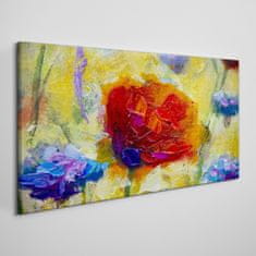 COLORAY.SK Obraz na plátne abstrakcie kvety 140x70 cm