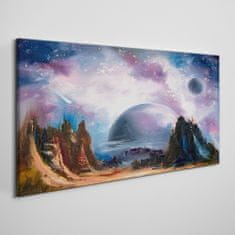 COLORAY.SK Obraz na plátne Abstrakcie Galaxy Planet 100x50 cm