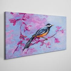 COLORAY.SK Obraz canvas vetva kvety zvieracie vták 120x60 cm