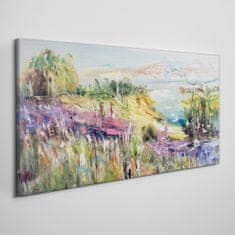 COLORAY.SK Obraz canvas Abstrakcie krajina hôr 100x50 cm