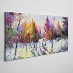 COLORAY.SK Obraz canvas Zimné sneh lesné príroda 120x60 cm