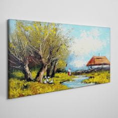 COLORAY.SK Obraz canvas krajiny mraky 140x70 cm