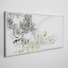 COLORAY.SK Obraz na plátne Butterfly kvety 100x50 cm