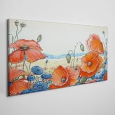 COLORAY.SK Obraz canvas abstrakcie kvety 120x60 cm