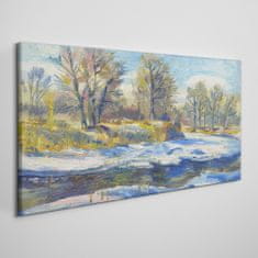 COLORAY.SK Obraz canvas Zimné sneh lesné príroda 120x60 cm