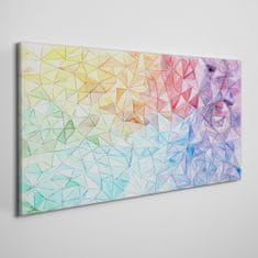 COLORAY.SK Obraz na plátne Abstrakcie Trojuholníky Geometria 120x60 cm