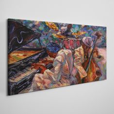 COLORAY.SK Obraz canvas Piano hudobné bubny 100x50 cm