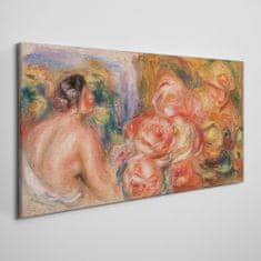 COLORAY.SK Obraz na plátne Abstrakcie žena kvety 120x60 cm
