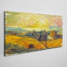 COLORAY.SK Obraz na plátne Abstrakcie západ slnka 100x50 cm