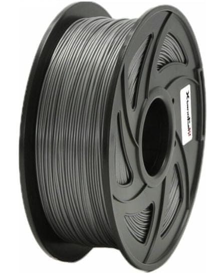 XtendLan tisková struna (filament), PETG, 1,75mm, 1kg (3DF-PETG1.75-GY 1kg), šedý