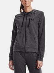 Under Armour Mikina Rival Terry FZ Hoodie-GRY S