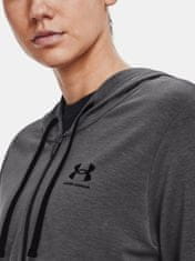 Under Armour Mikina Rival Terry FZ Hoodie-GRY S