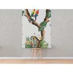 COLORAY.SK Fototapeta Kniha tropickej džungle Samolepiaca fototapeta 250 x 250 cm