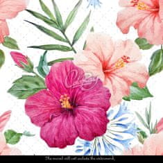 COLORAY.SK Fototapeta Neobvyklý hibiscus charm Samolepiaca fototapeta 250 x 250 cm