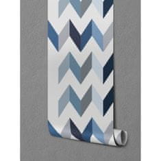 COLORAY.SK Fototapeta Jedličková chevron vo farbe oblohy Fototapeta Vliesová 250 x 250 cm