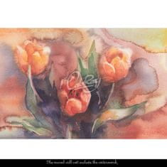 COLORAY.SK Fototapeta Tulipánová kytice Samolepiaca fototapeta 250 x 250 cm