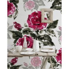 COLORAY.SK Fototapeta Atramentovo maľované ruže Samolepiaca fototapeta 250 x 250 cm
