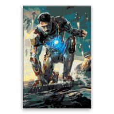 Malujsi Maľovanie podľa čísel - Iron Man 02 - 80x120 cm, bez dreveného rámu