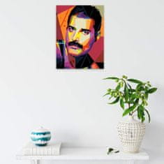 Malujsi Maľovanie podľa čísel - Freddie Mercury 05 - 60x80 cm, plátno vypnuté na rám